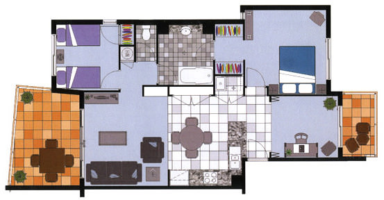 Two bedroom apartment